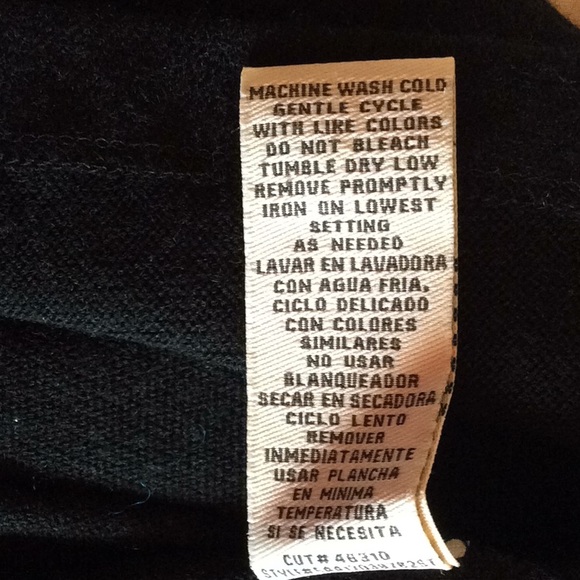 Black With Rhinestones!  Beige by ECI Tunic New With Tag - Picture 6 of 6